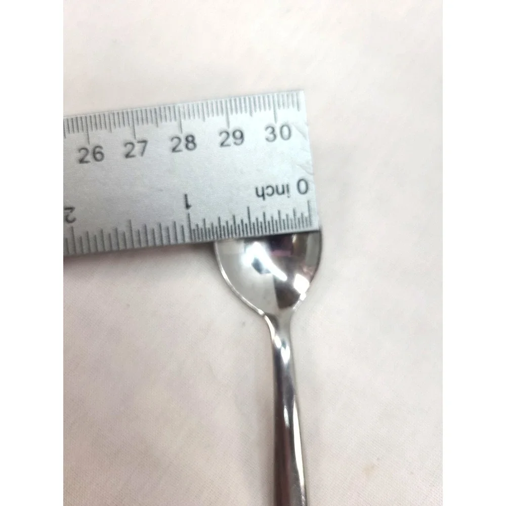 9 Stainless Steel Demitasse Espresso Coffee‎ Spoons 4½ inches 1¼